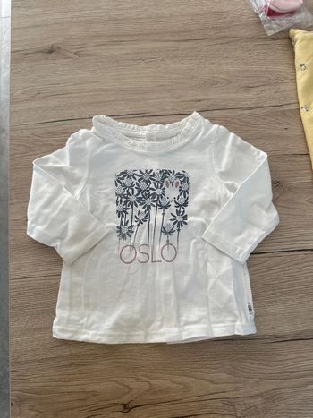 Haut manches longues obaïbi taille 6 mois
