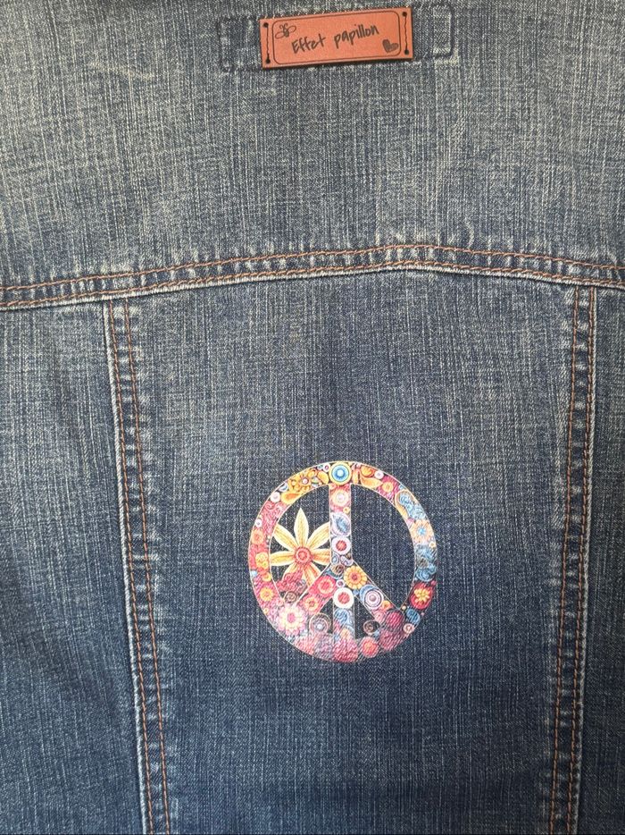 Veste en jean customisée - photo numéro 9