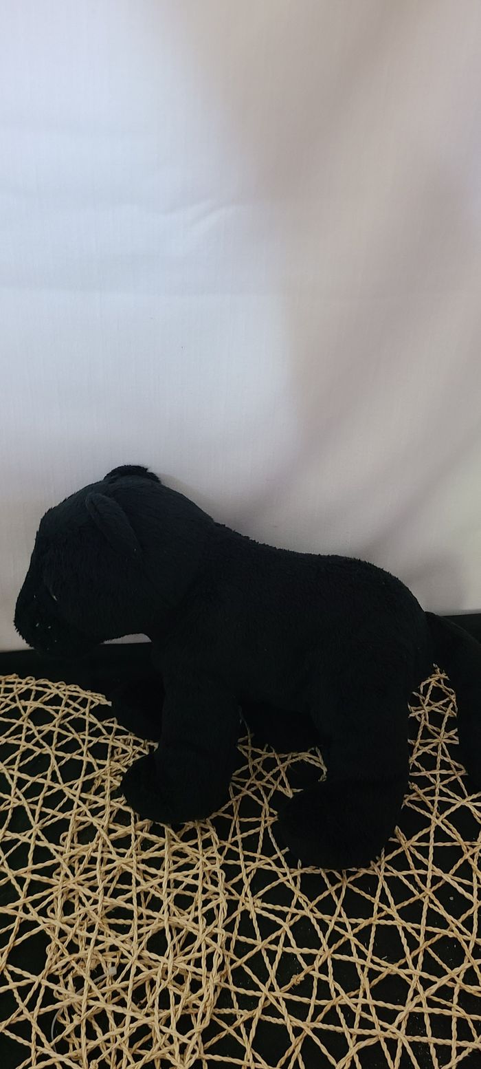Peluche Ikea Mjukhet louveteau panthère noire - photo numéro 6