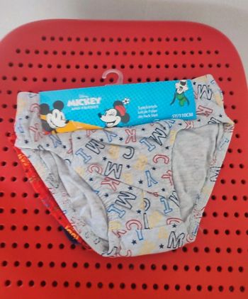 Lot 3 slips Mickey taille 5 ans