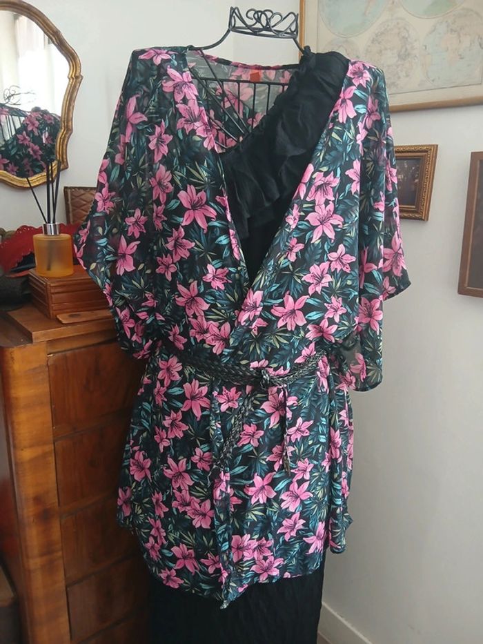 Kimono Midaxi cache maillot, vêtement de plage - photo numéro 7
