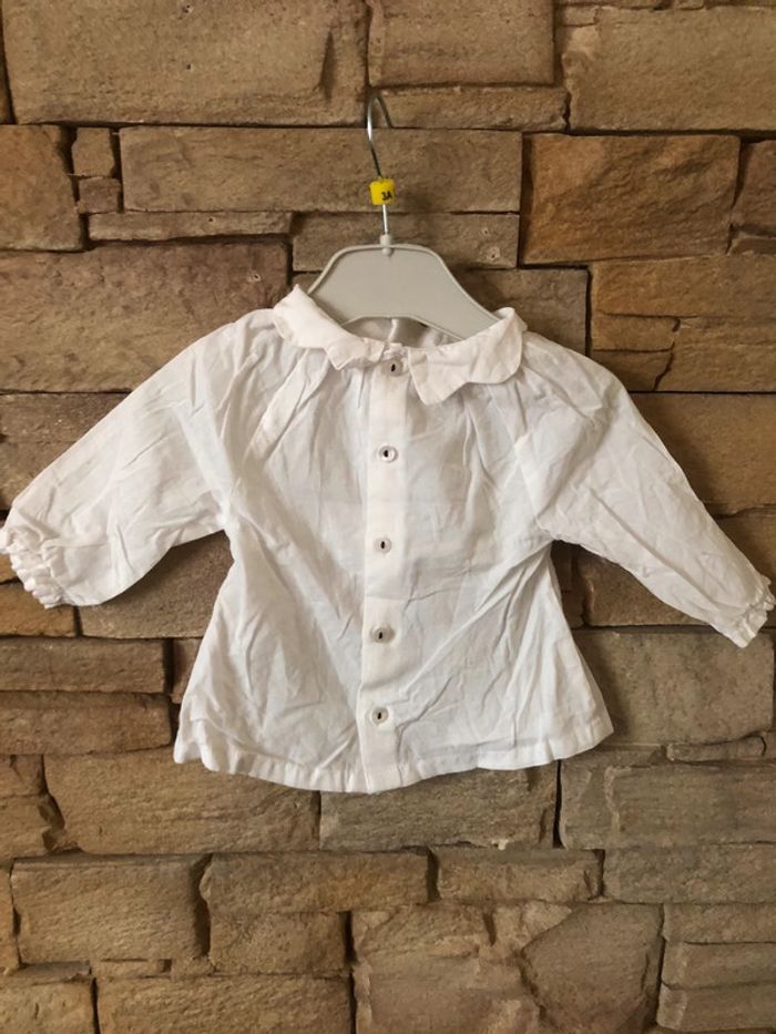 Blouse manches longues 3 mois Kiabi - photo numéro 4