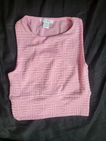 Superbe t shirt rose