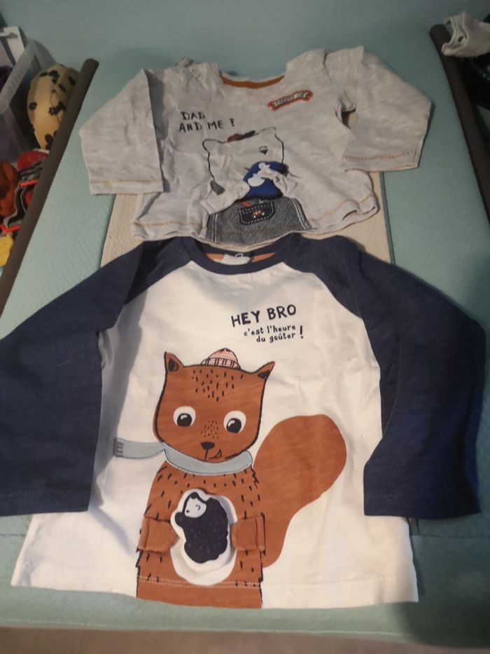 4 t shirts manches longues 18 mois - photo numéro 6