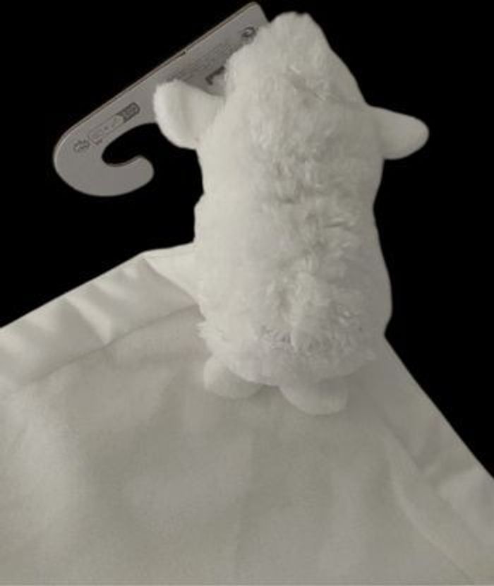❤️B4891 Doudou plat Mouchoir Mouton Agneau Blanc Born In 2025 Primark - photo numéro 3