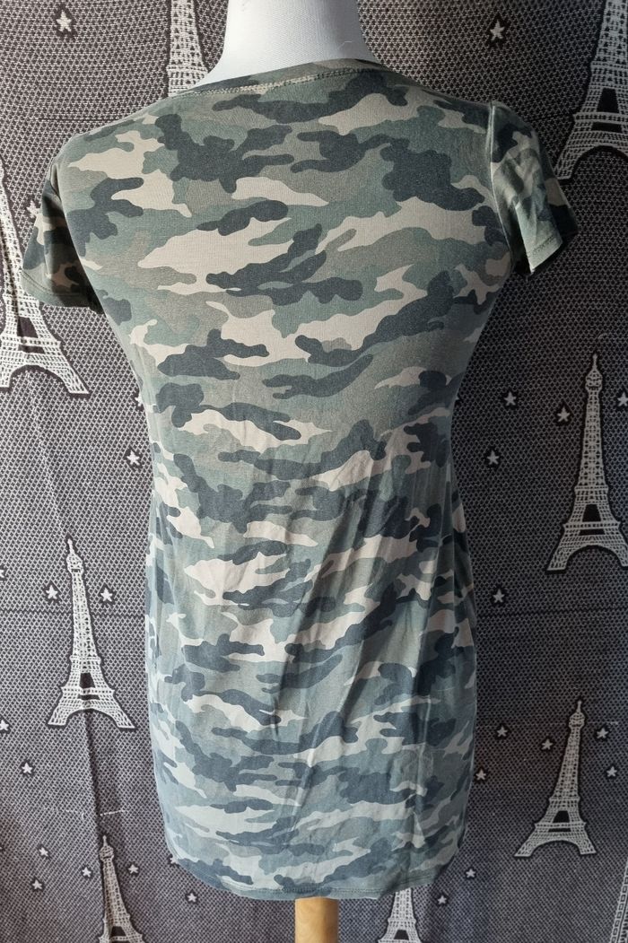 Long t-shirt robe imprimé militaire (camouflage)taille L-XL - photo numéro 4
