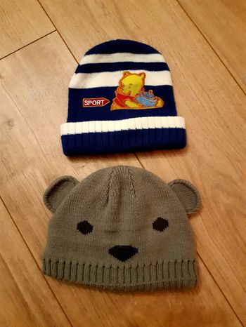 Lot 2 bonnets 12-18 mois