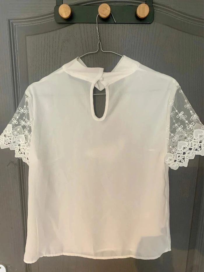 Blouse blanche Shein - Taille S - photo numéro 4