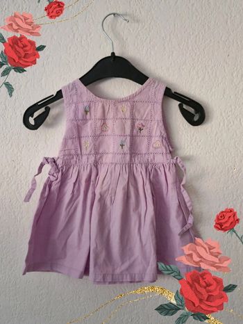 Robe Violette pour fille taille 6 mois