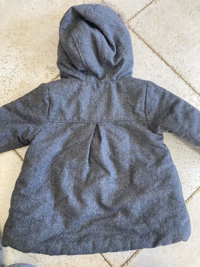 Manteau duffle coat hiver fourré 12 mois - photo numéro 5