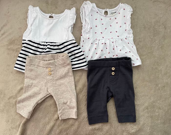 Ensemble tunique et legging fille T 1M