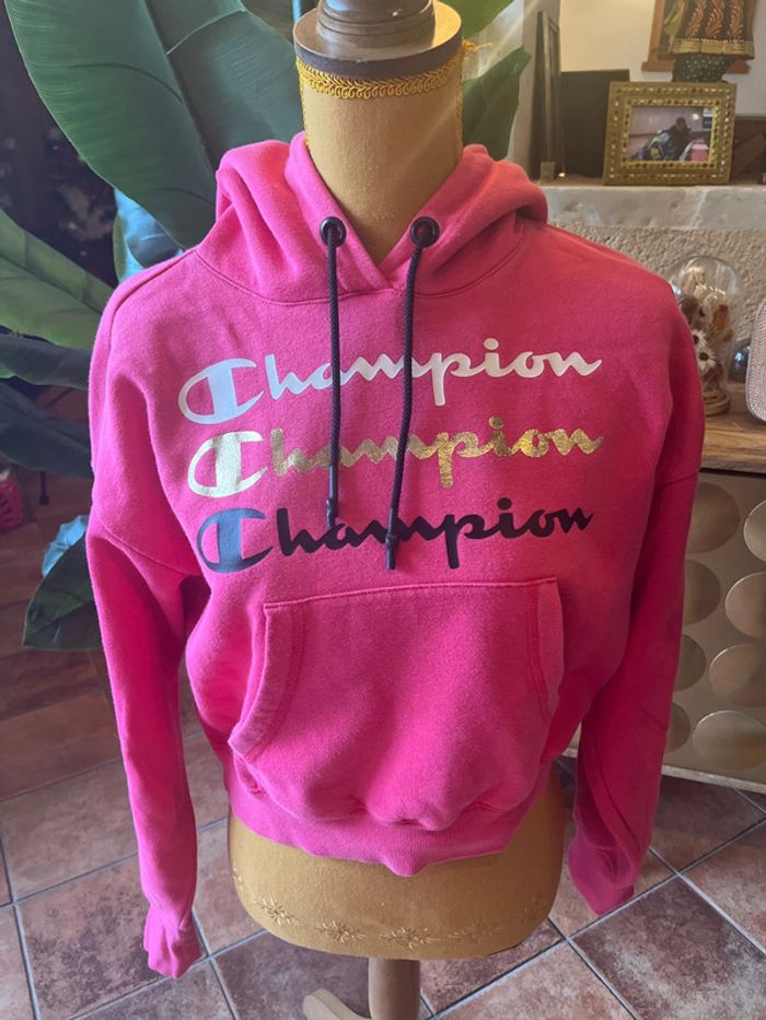 sweat rose champion - photo numéro 2
