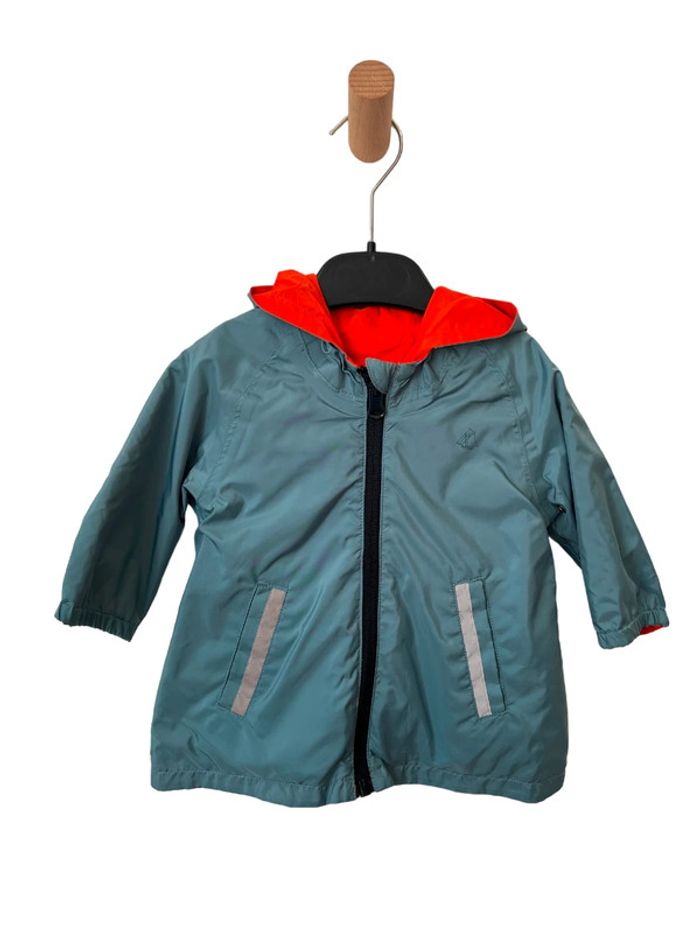 Veste légère coupe-vent réversible (avec capuche) - Petit Bateau 12 mois - photo numéro 2