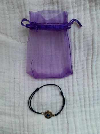 Bracelet noir et doré