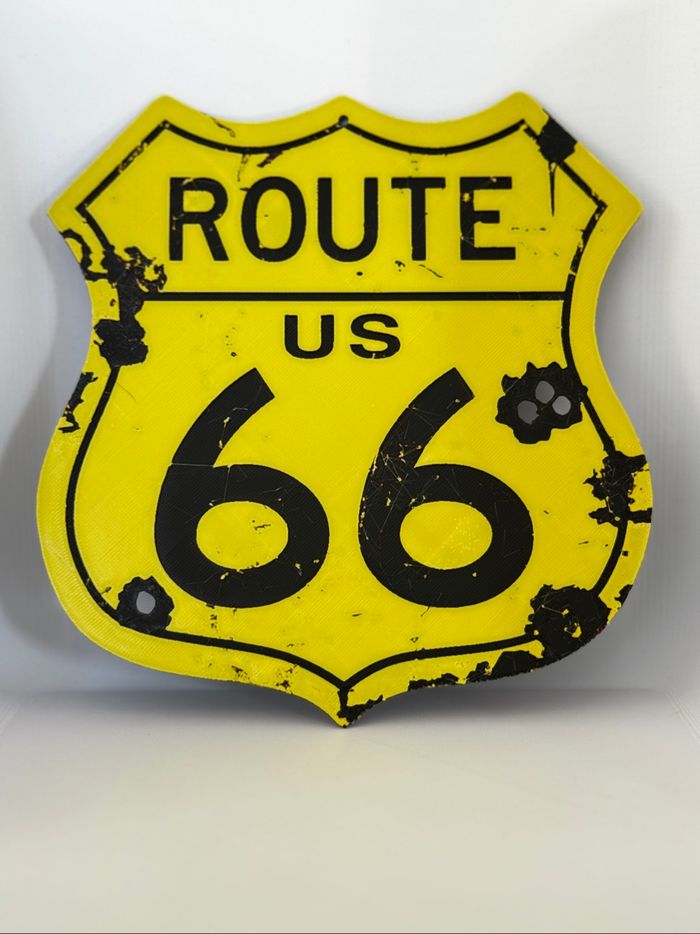 Hueforge vintage route 66