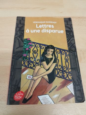 Véronique Massenot 
Lettres à une disparue