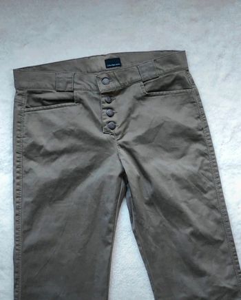 Pantalon Calvin Klein kaki W27 jambes évasées