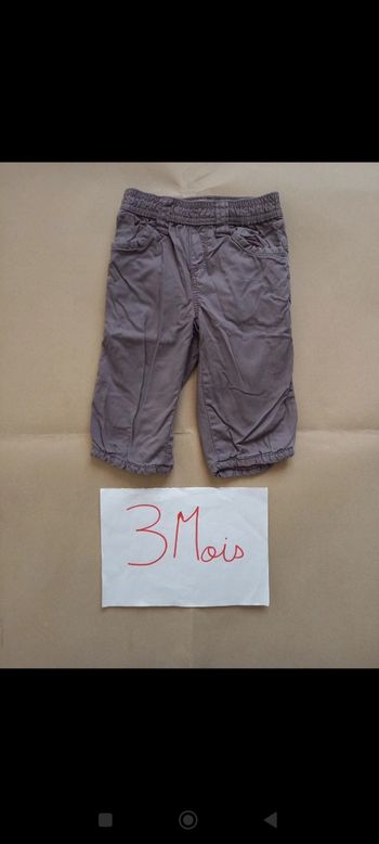 Pantalon 3 mois