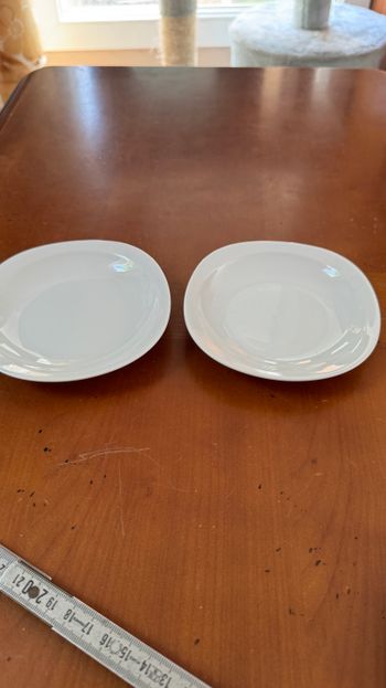 Ensemble deux petites assiettes