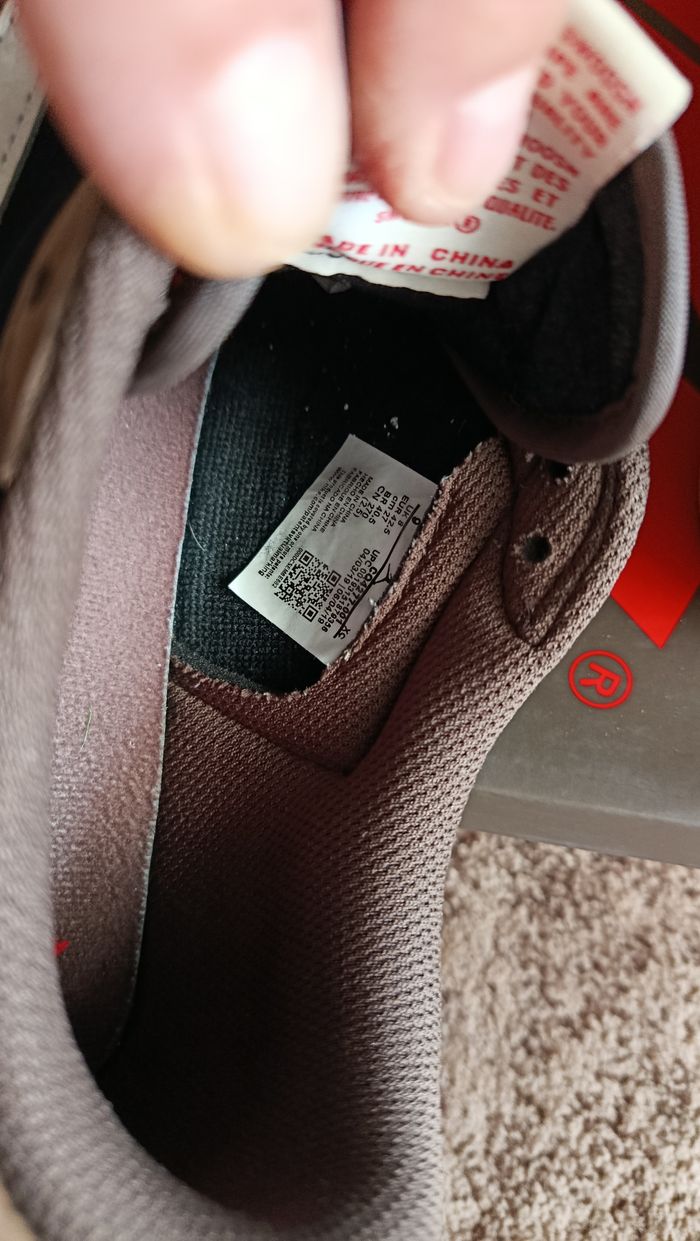 Nike Jordan 1 Low X Travis Scott marron/noir - photo numéro 8