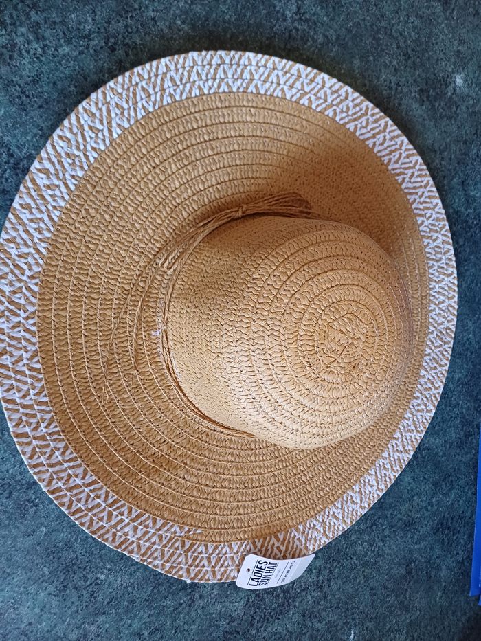 Chapeau paille femme taille 57