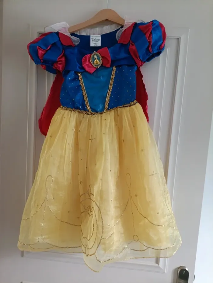 Robe de princesse blanche neige 4 ans
