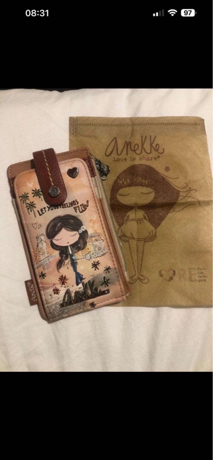 Porte carte Annekke avec sa pochette - photo numéro 2