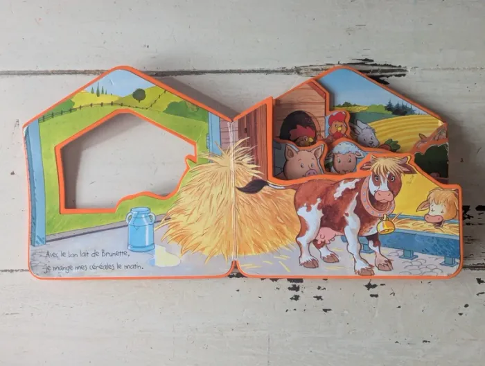 Lot de 2 livres jeunesse – Dans la ferme + Lili & Patapon : Attends-moi Patapon ! - photo numéro 5