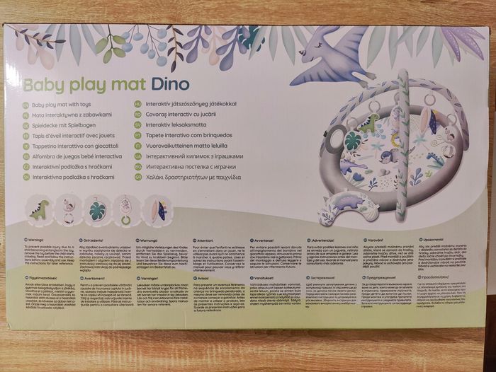 Tapis de jeu pour bébé – avec 7 jouets sensoriels - photo numéro 4