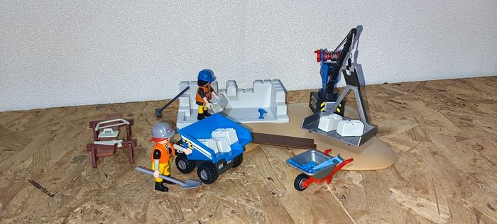 Playmobil, lot travaux public