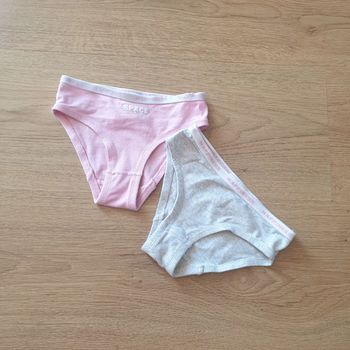🩷 Lot de 2 culottes 2/3 ans Kiabi #emyfleury_sousvetementsfille