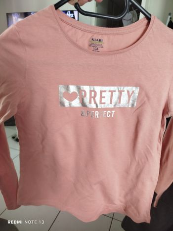 #kytie10ansfille. Tee shirt manches courtes taille 10 ans