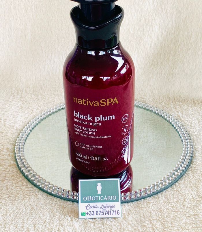 Crema hidratante corporal Nativa Spa Ameixa Negra OBoticario