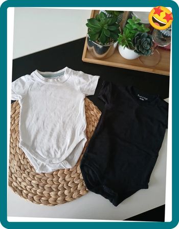 Lot Bodies MC bébé garçon Taille 6 mois🌿🦊