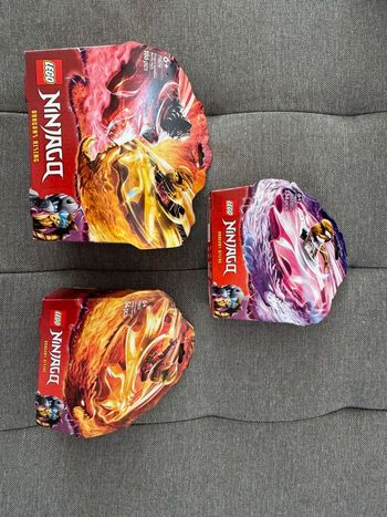 Lot toupie Lego Lego Ninjago 71823 Kai + 71824 Sora + 71826 Pack Battle Spinjitzu – Neufs, Scellés