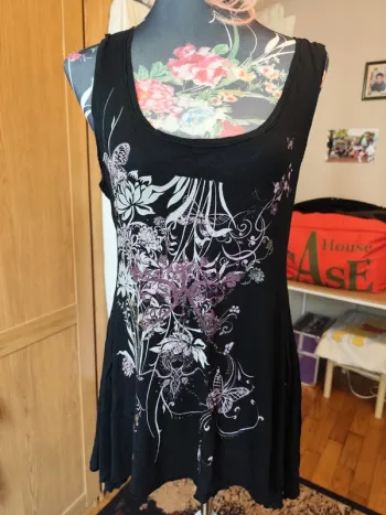 Robe tunique asymétrique