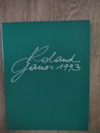 Livre collector Roland Garros 1993