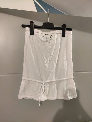 Top bustier blanc avec détails