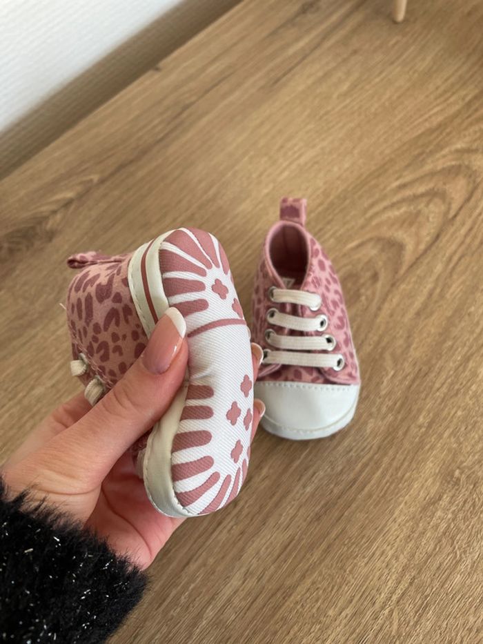 Chaussures souples léopard 🐆 rose - photo numéro 4