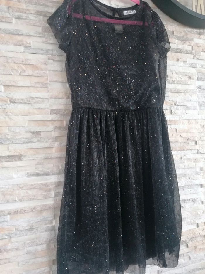 Robe paillettes portée 1seule fois gemo 10ans #10ans_krocaro - photo numéro 6