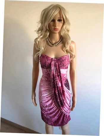 Robe bustier rose taille M jamais portée