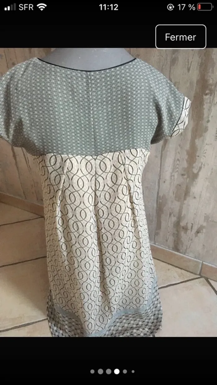 Magnifique robe en 36 de la boutique NafNaf excellent état - photo numéro 4