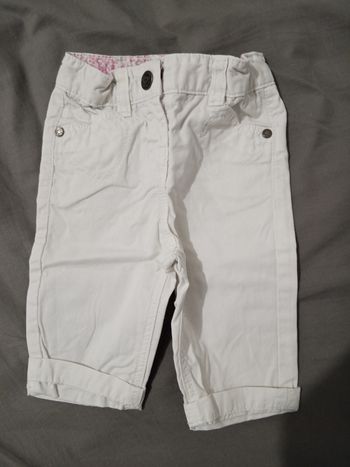 Pantalon blanc _ 3 mois 