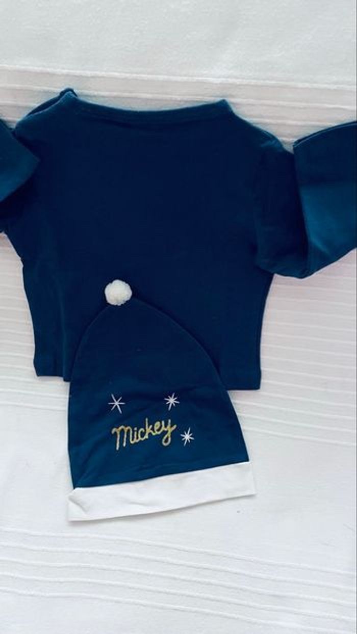 R shirt Mickey Noël - photo numéro 3