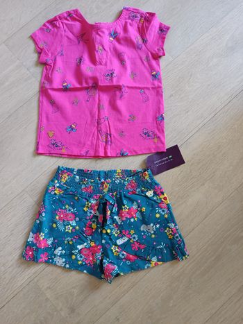 Short Koala et Tee shirt maracas