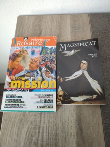 Livres "Pèlerinage du Rosaire et Magnificat
