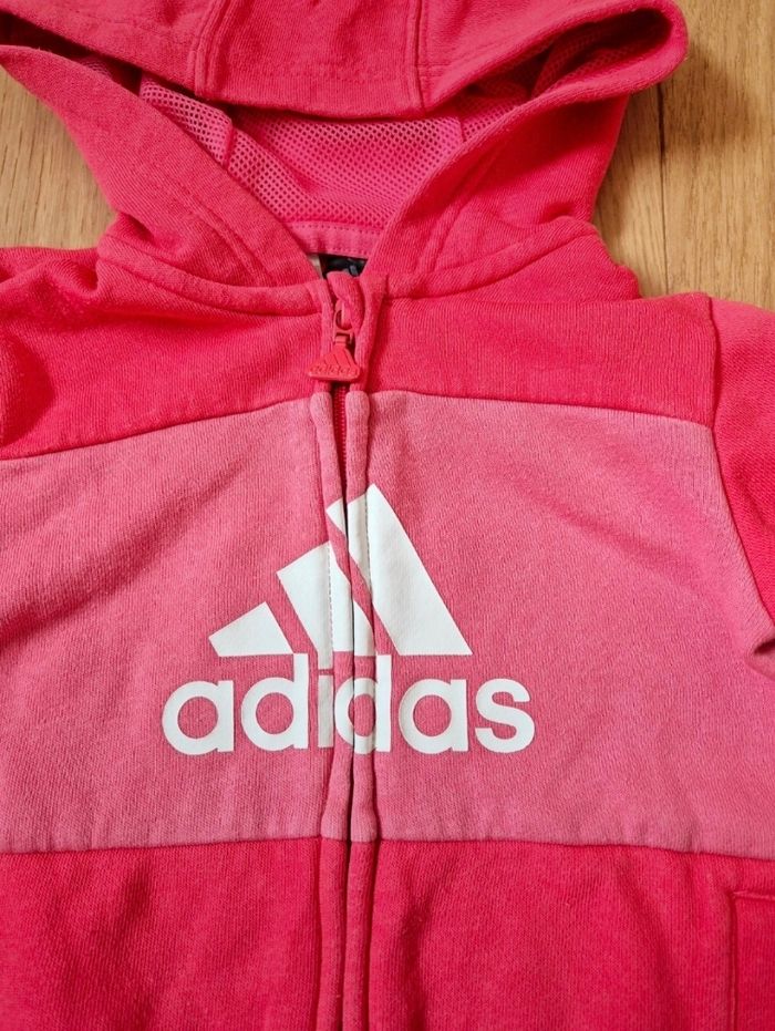 Gilet rose à capuche - photo numéro 6