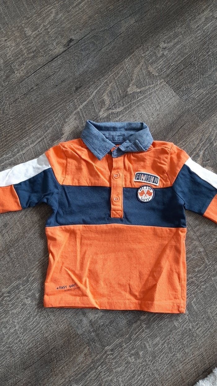 Polo manche longue 6 mois