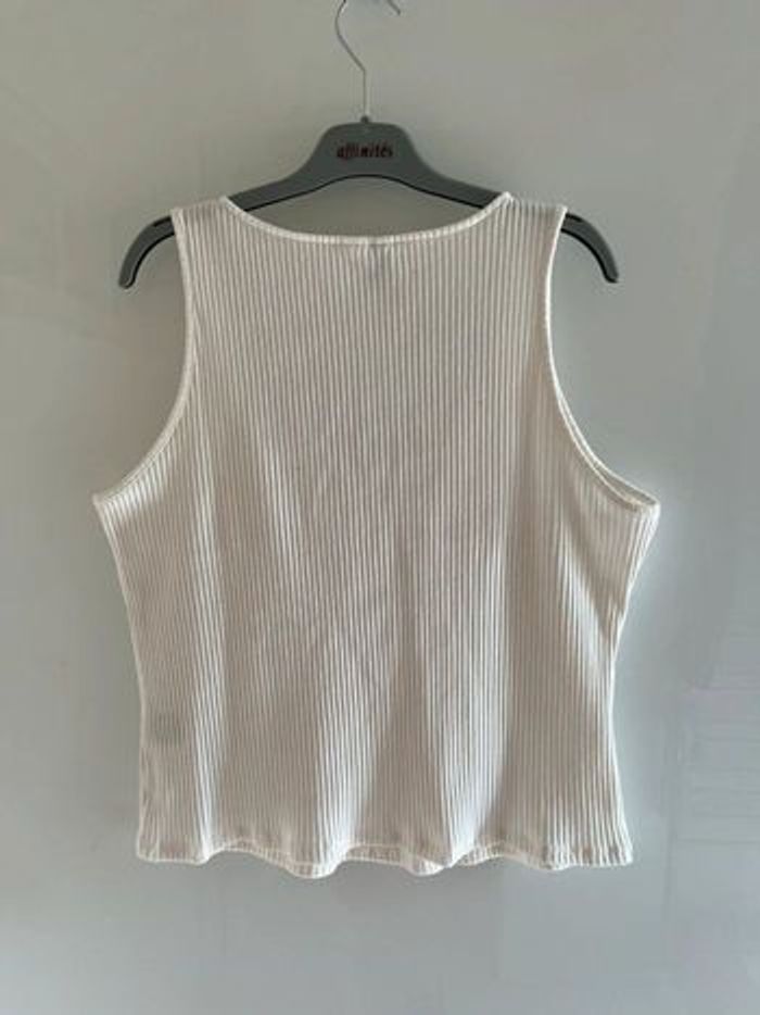 Débardeur blanc Divided Taille XL - photo numéro 3