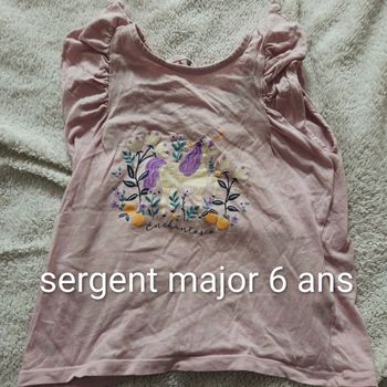 Débardeur 6 ans sergent major 